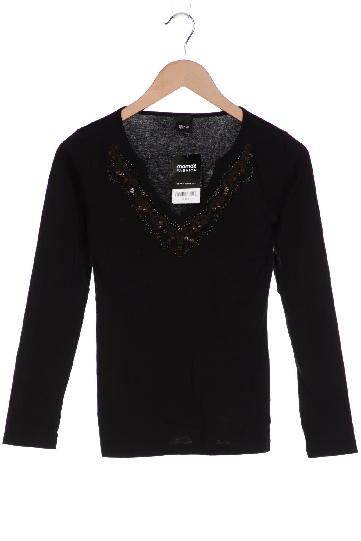 

Esprit Damen Langarmshirt, schwarz, Gr. 38