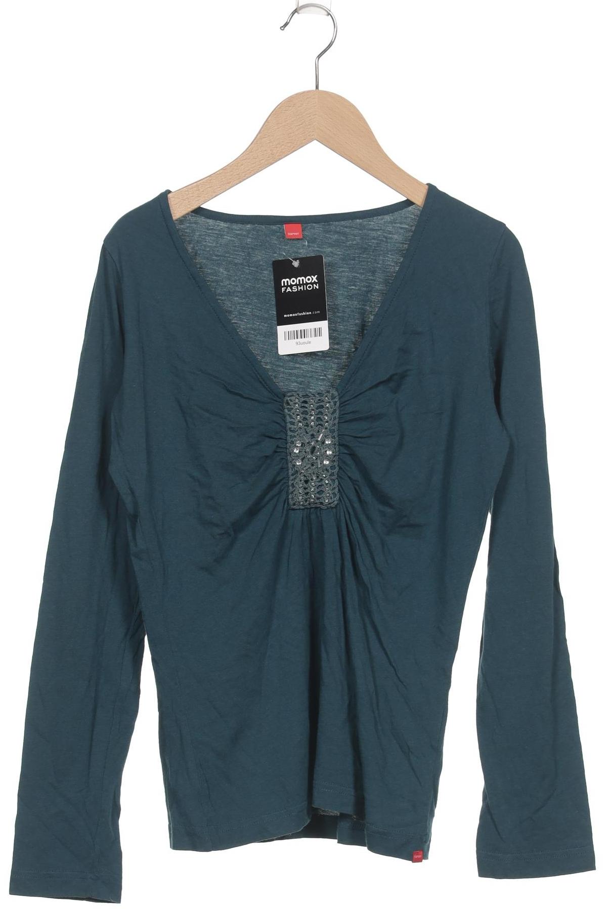 

Esprit Damen Langarmshirt, türkis, Gr. 38