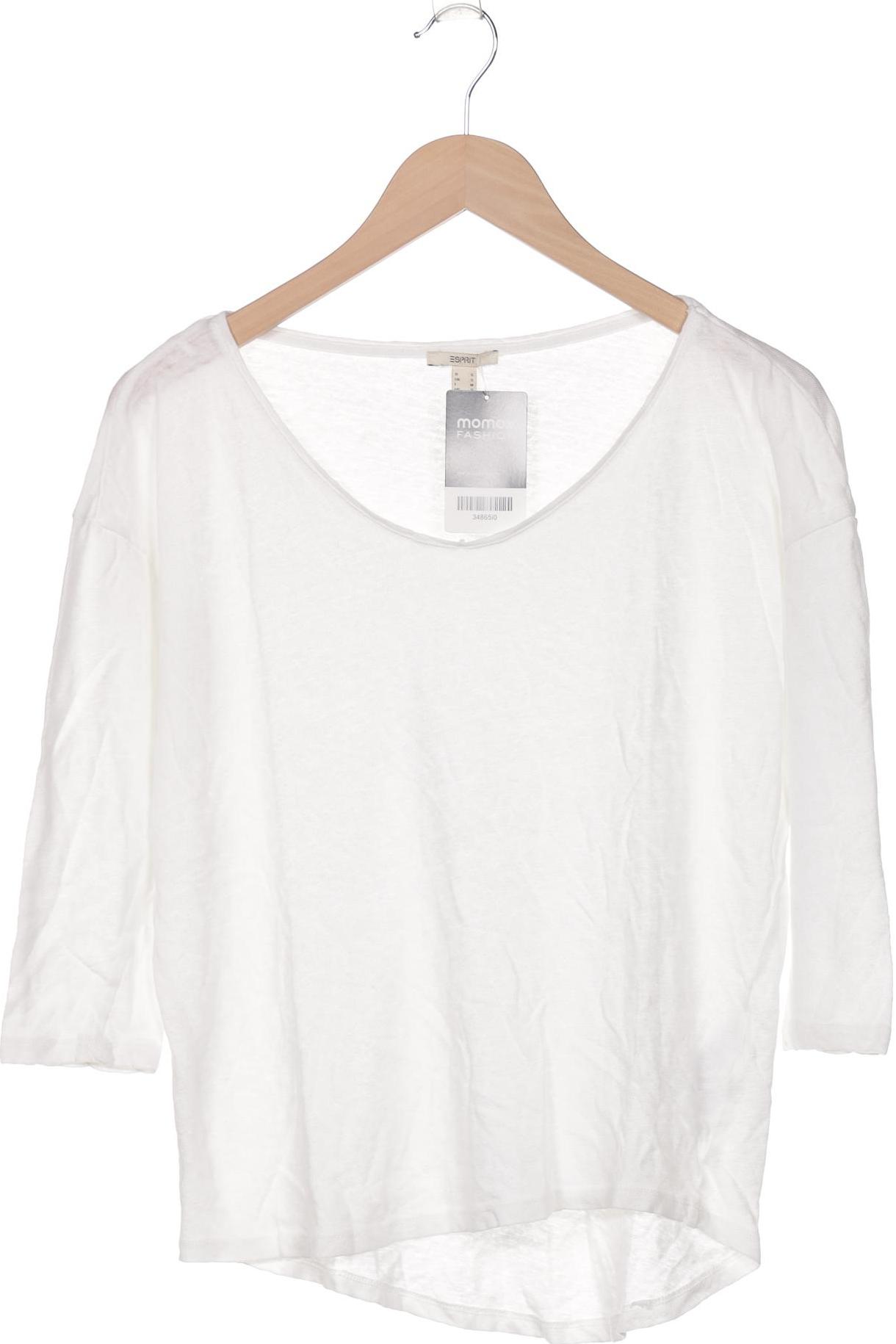 

Esprit Damen Langarmshirt, weiß, Gr. 36