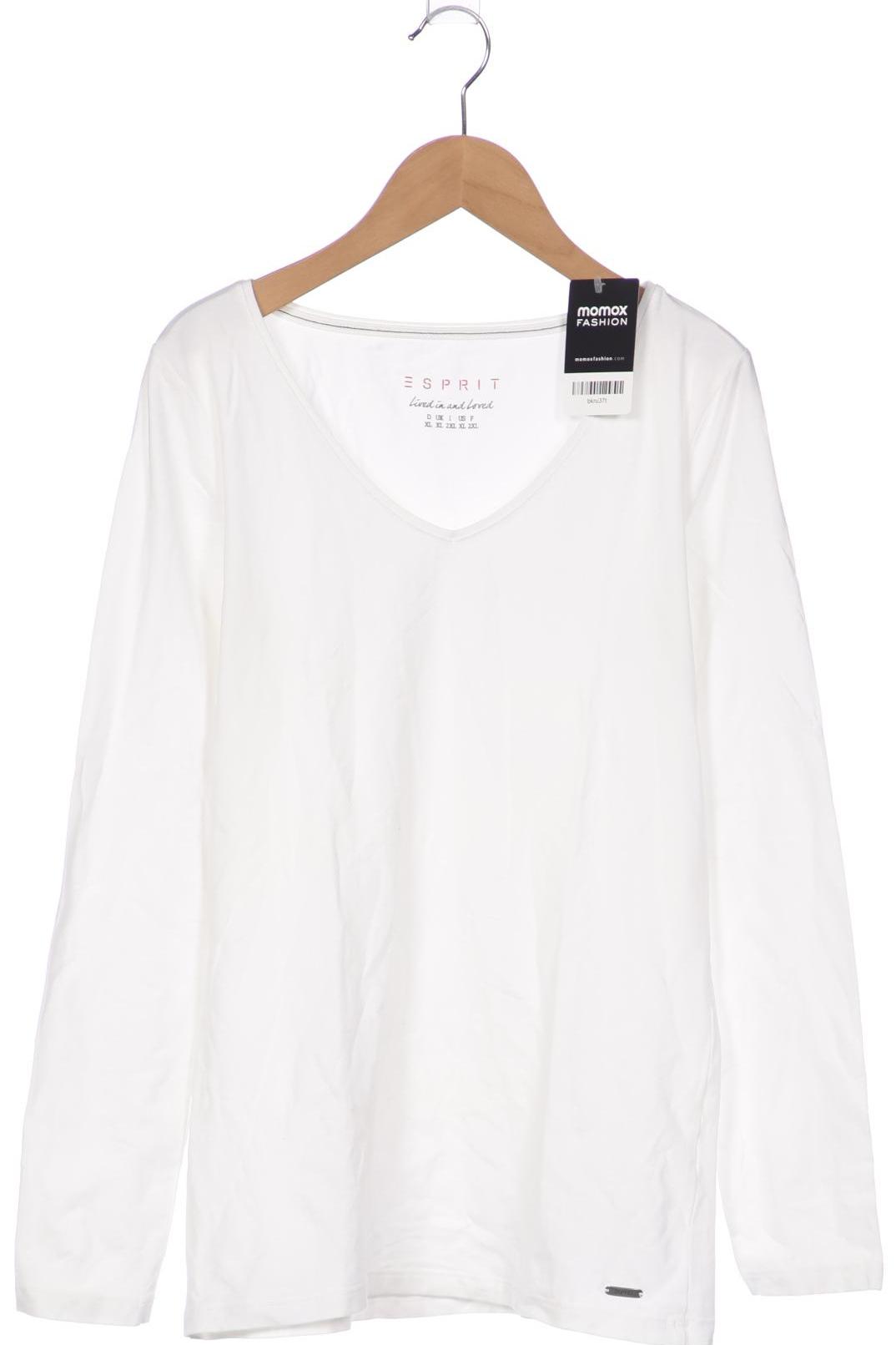 

Esprit Damen Langarmshirt, weiß, Gr. 44