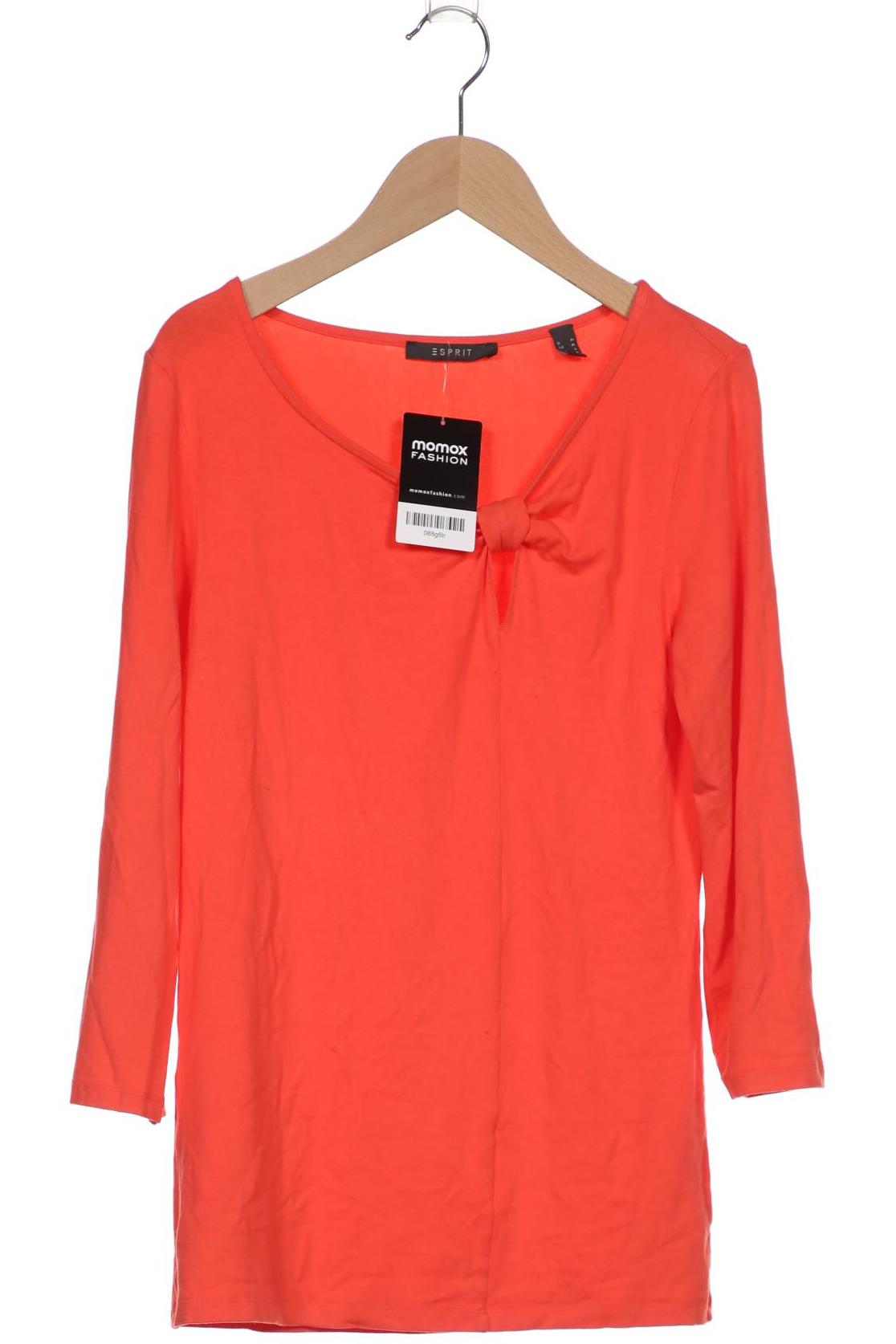 

Esprit Damen Langarmshirt, orange, Gr. 38
