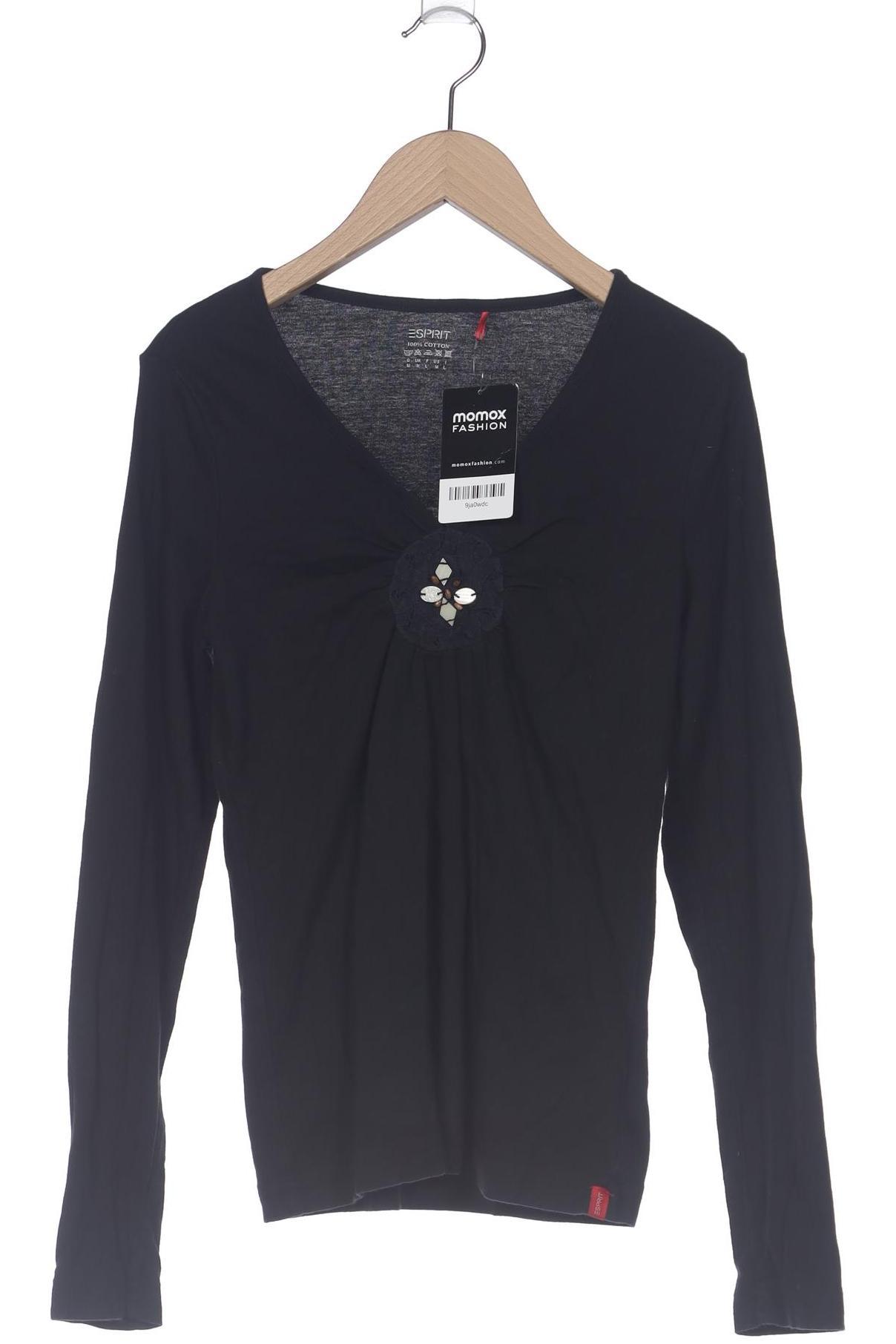 

Esprit Damen Langarmshirt, schwarz, Gr. 38