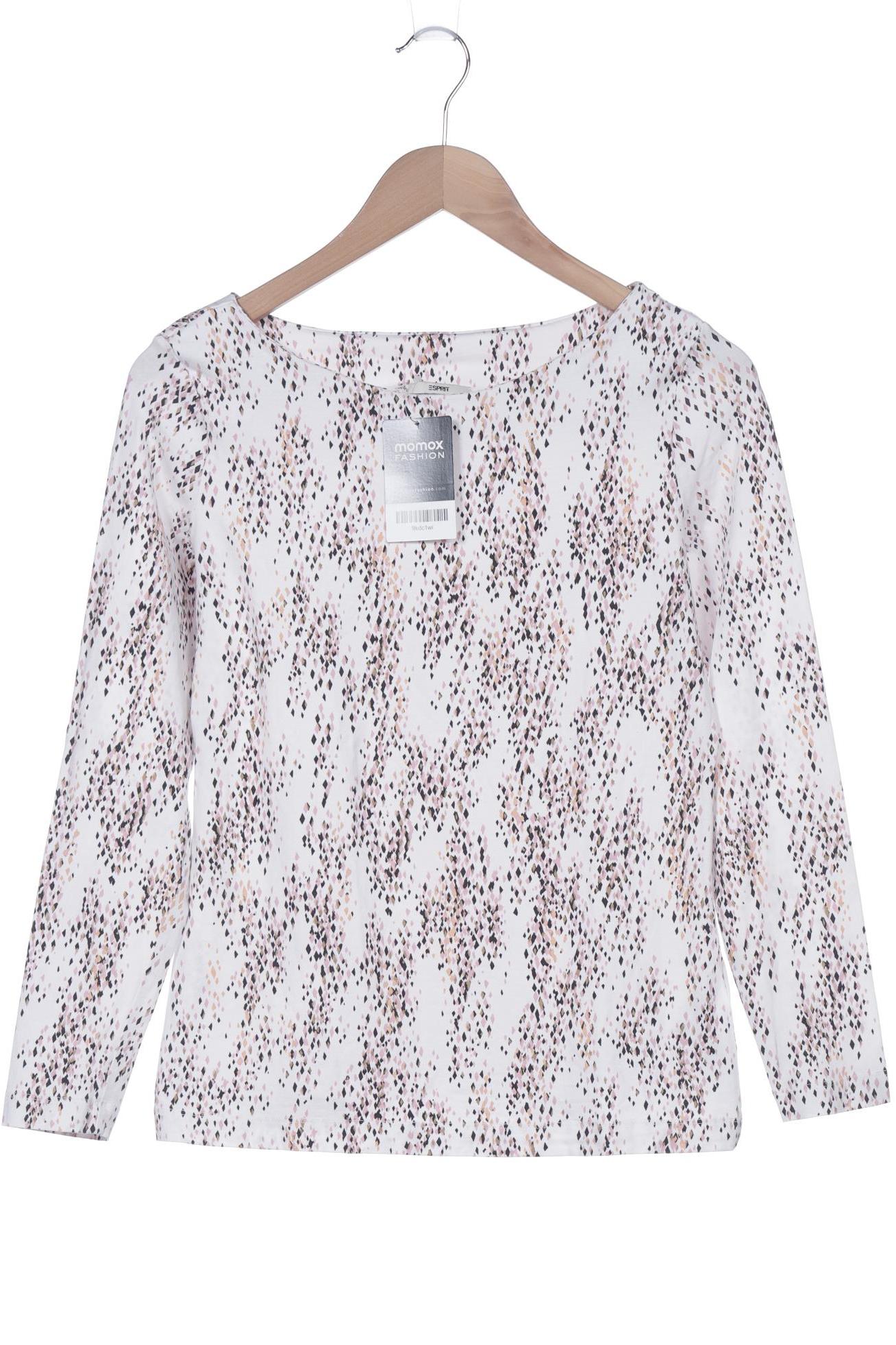 

Esprit Damen Langarmshirt, weiß, Gr. 38