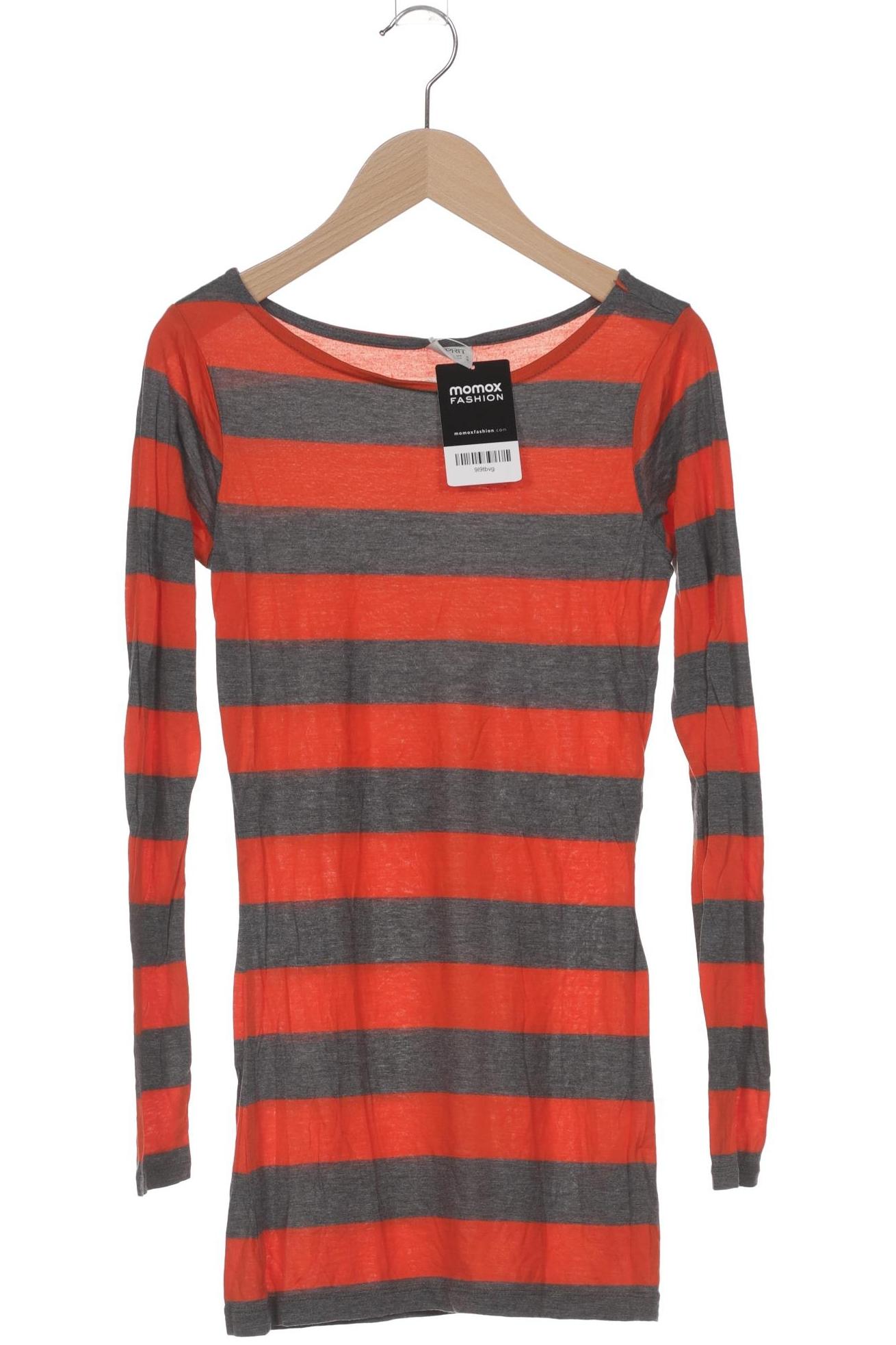 

Esprit Damen Langarmshirt, orange, Gr. 34