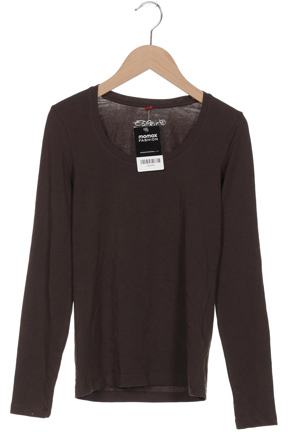 

Esprit Damen Langarmshirt, braun, Gr. 34