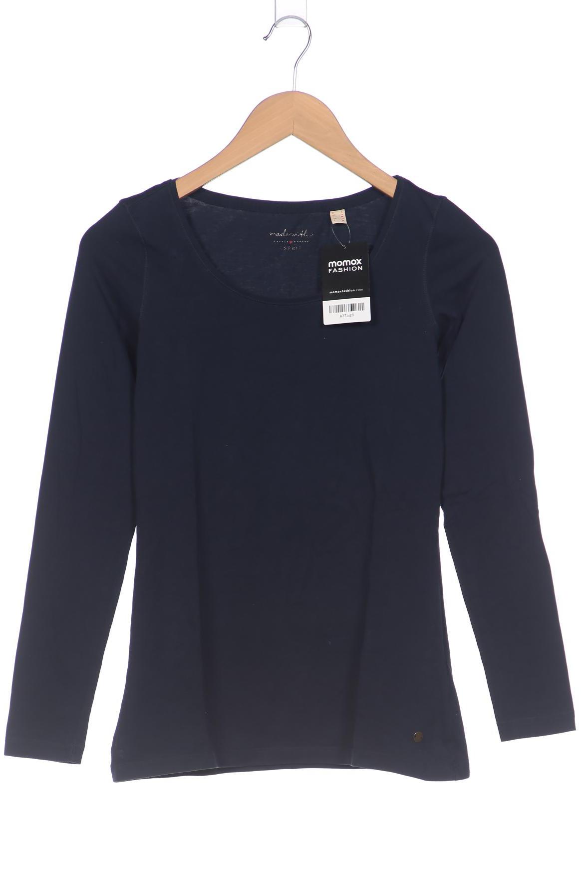 

Esprit Damen Langarmshirt, marineblau, Gr. 36