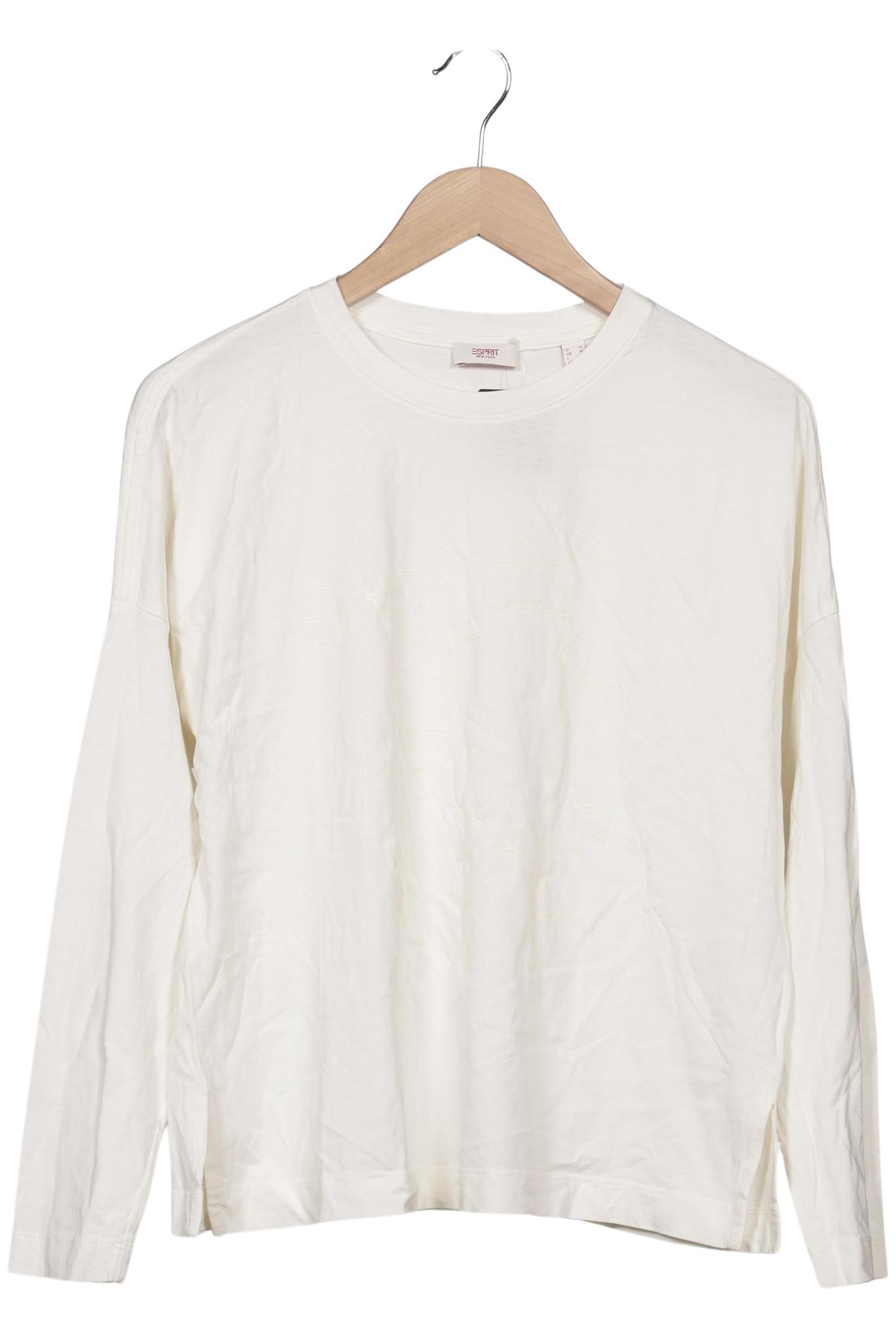 

Esprit Damen Langarmshirt, weiß, Gr. 38