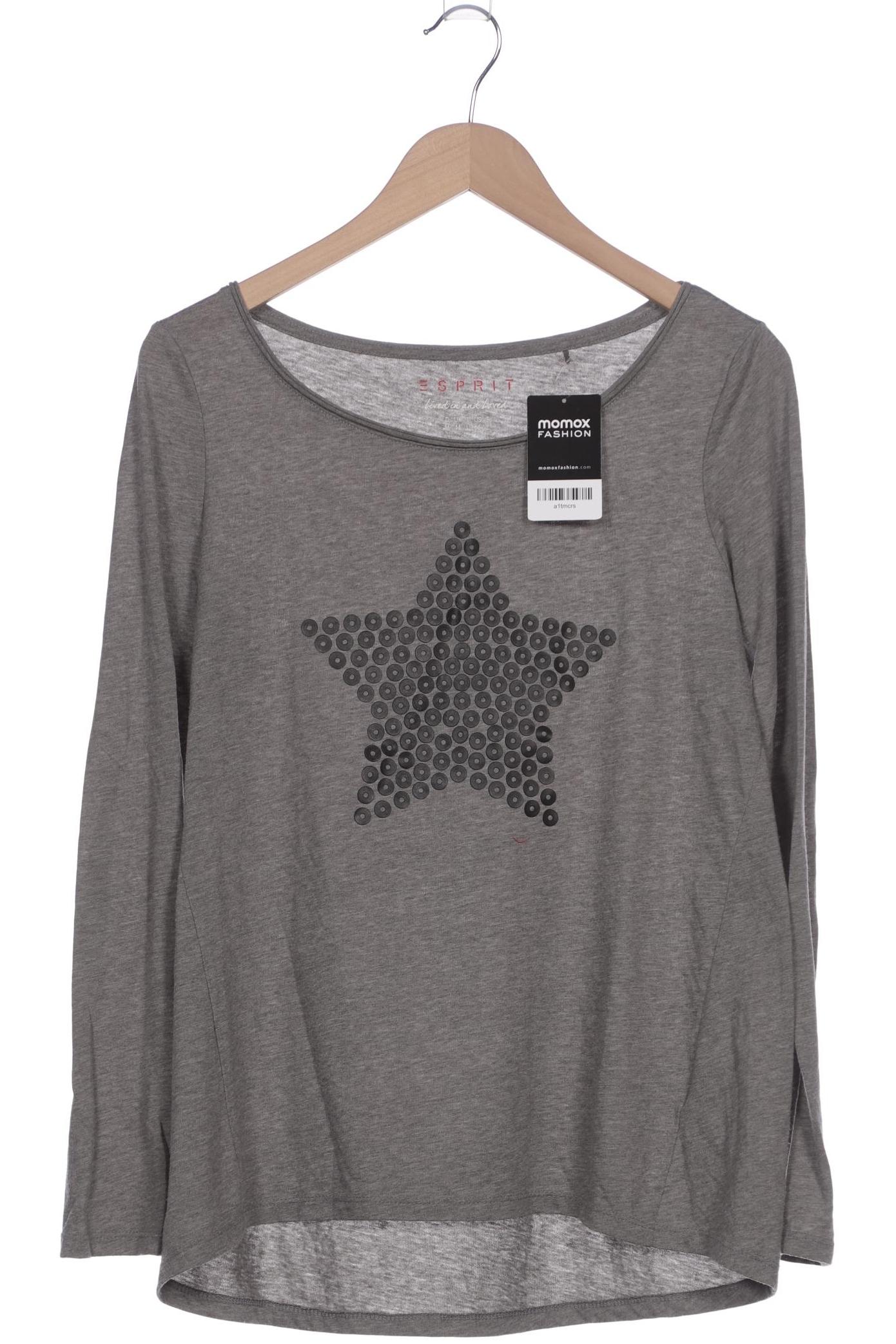 

Esprit Damen Langarmshirt, grau, Gr. 38