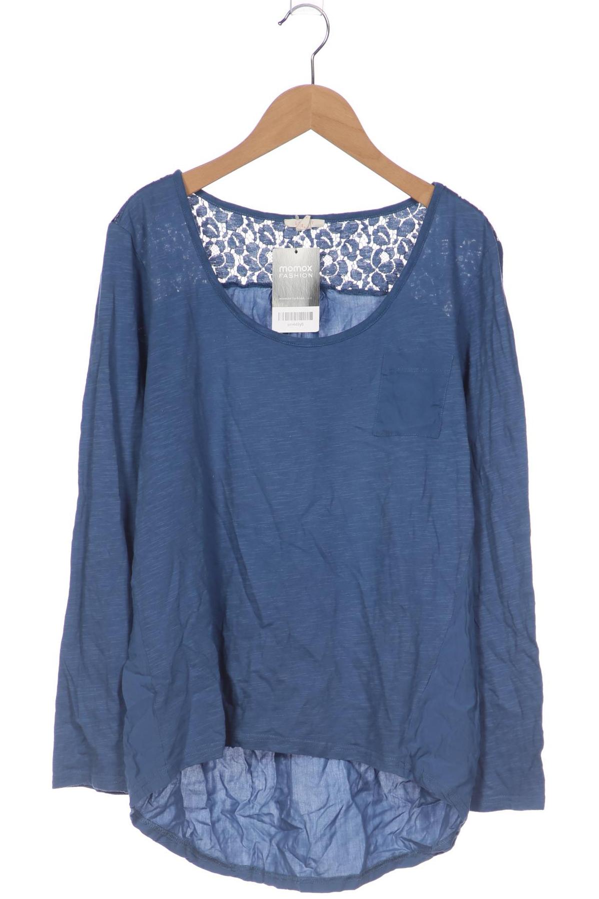 

Esprit Damen Langarmshirt, blau, Gr. 38