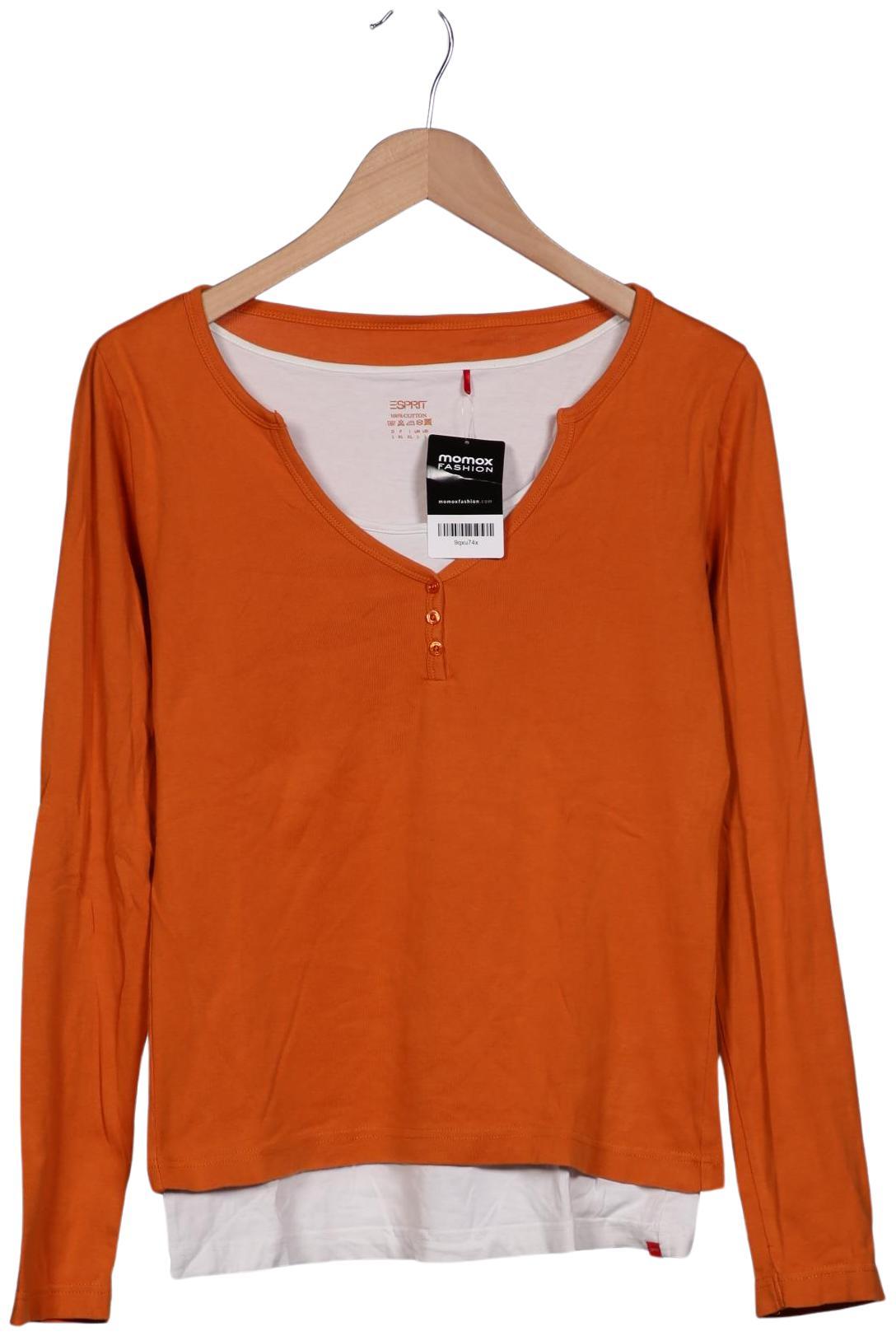 

Esprit Damen Langarmshirt, orange, Gr. 42