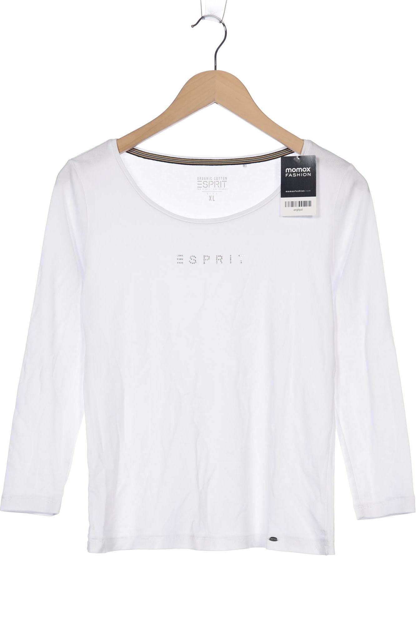 

Esprit Damen Langarmshirt, weiß, Gr. 44