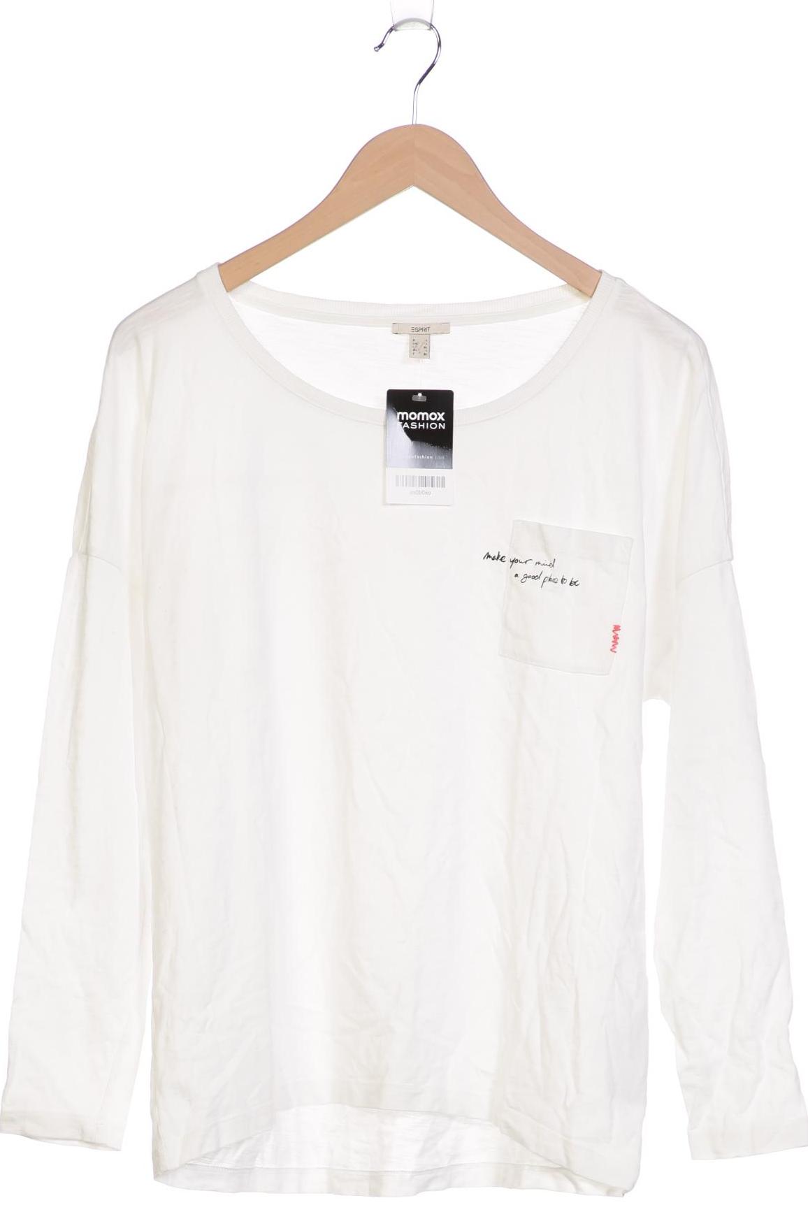 

Esprit Damen Langarmshirt, weiß, Gr. 42