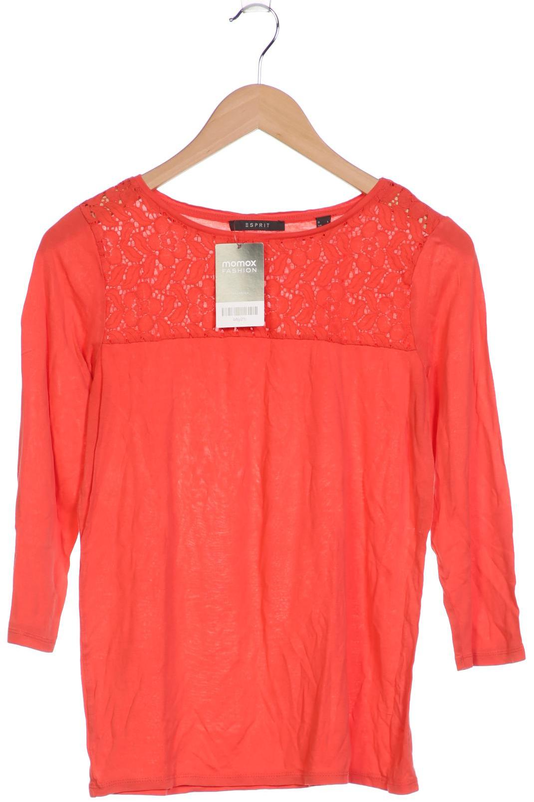 

Esprit Damen Langarmshirt, orange, Gr. 42