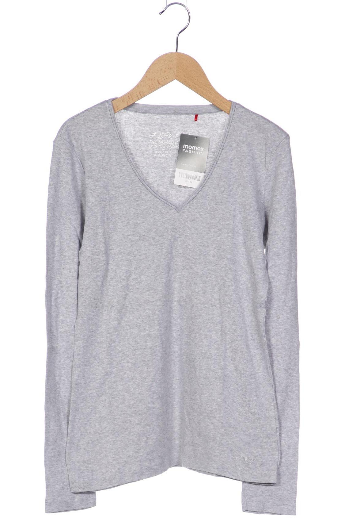 

Esprit Damen Langarmshirt, grau, Gr. 38