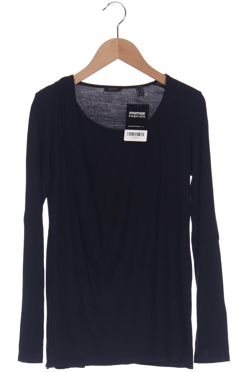 

Esprit Damen Langarmshirt, schwarz, Gr. 36