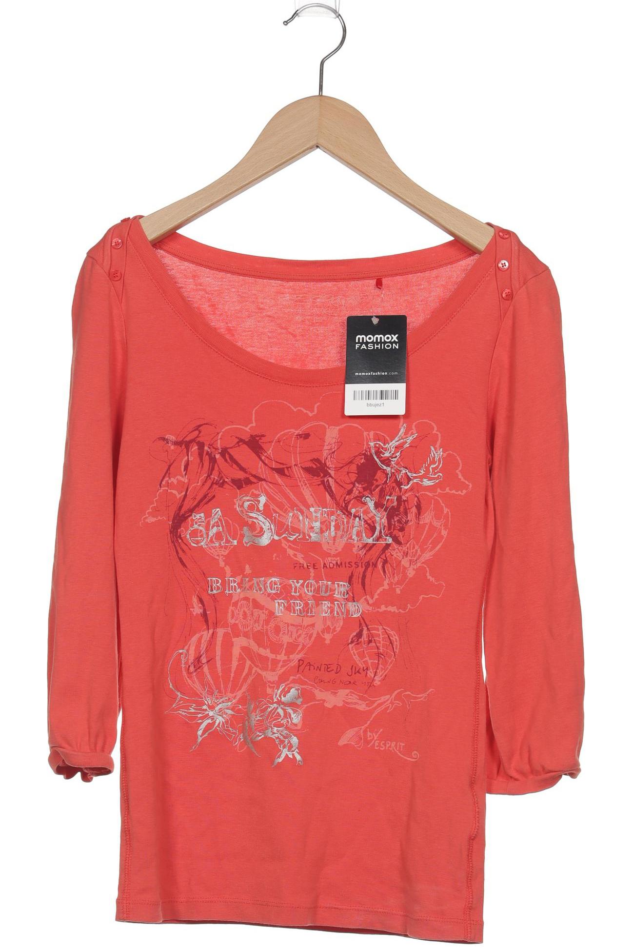 

Esprit Damen Langarmshirt, orange, Gr. 36