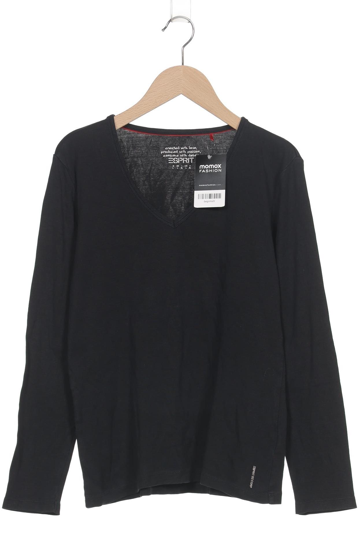 

Esprit Damen Langarmshirt, schwarz, Gr. 42
