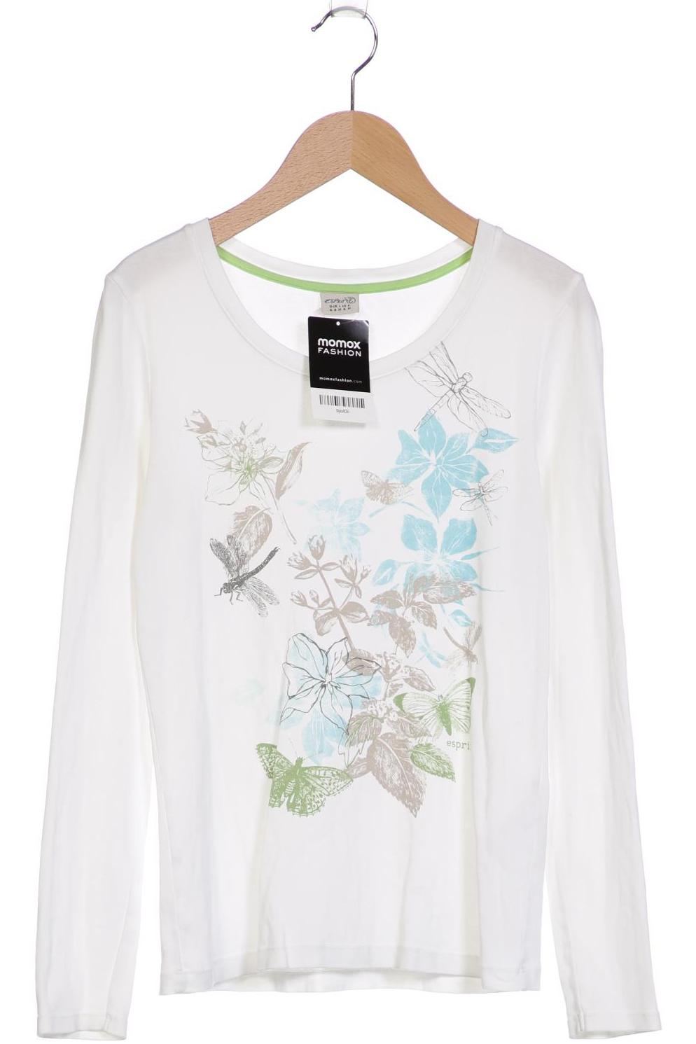 

Esprit Damen Langarmshirt, weiß, Gr. 36