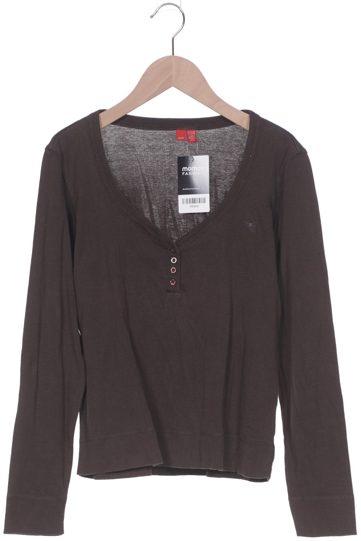 

Esprit Damen Langarmshirt, braun, Gr. 38