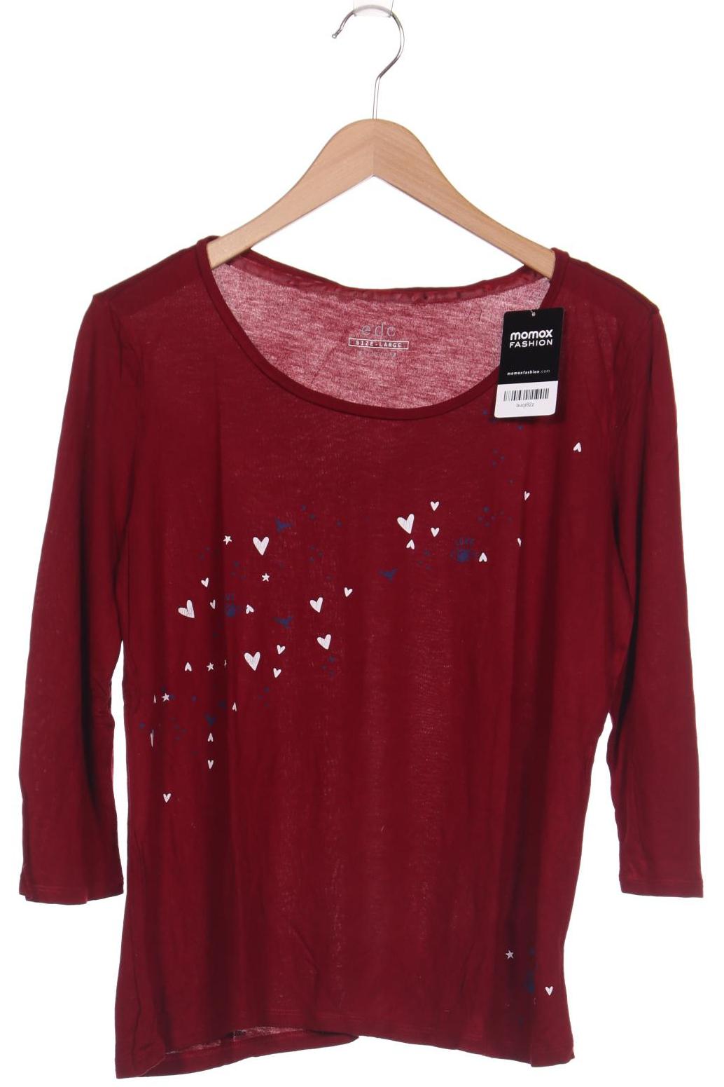 

Esprit Damen Langarmshirt, bordeaux, Gr. 42