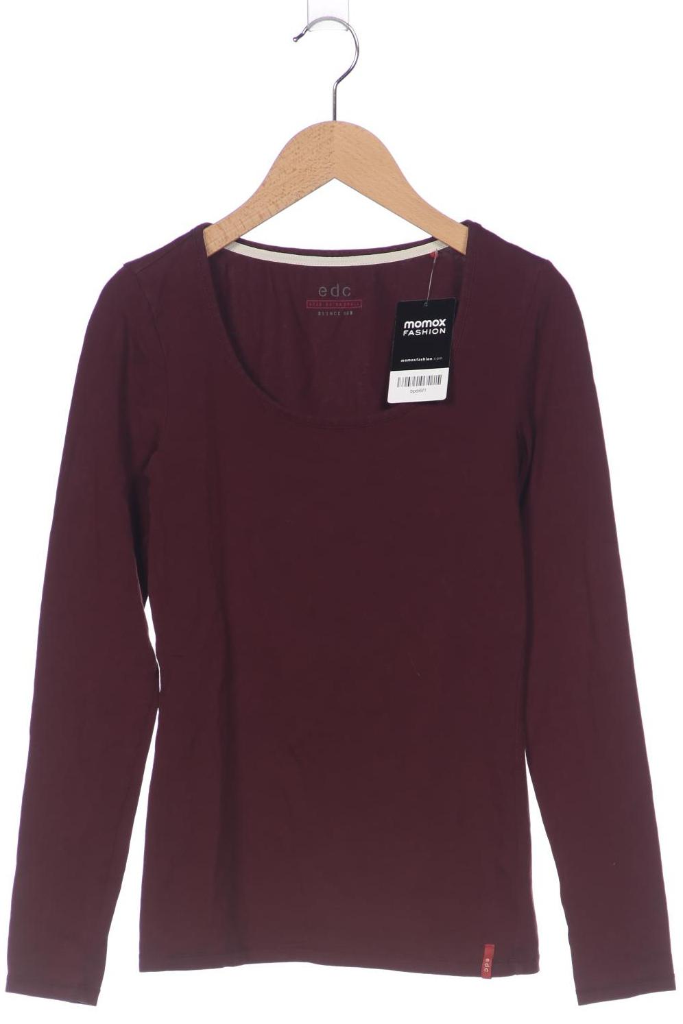 

Esprit Damen Langarmshirt, bordeaux, Gr. 34