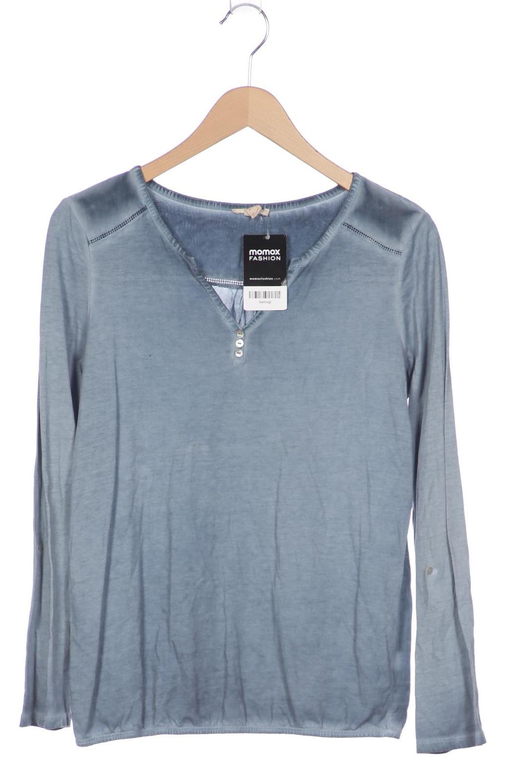 

Esprit Damen Langarmshirt, blau, Gr. 38