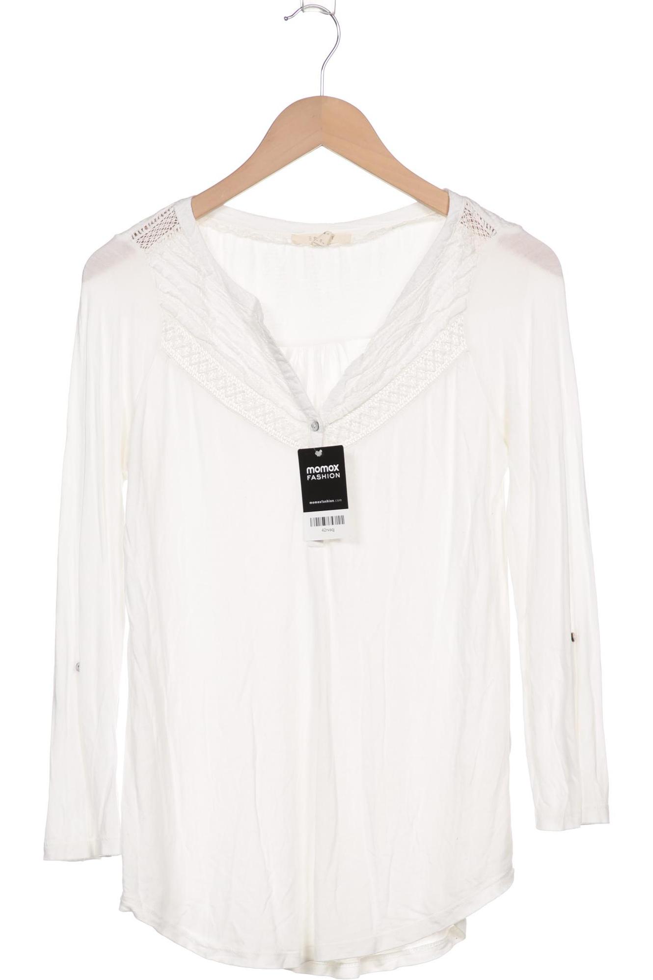 

Esprit Damen Langarmshirt, weiß, Gr. 38