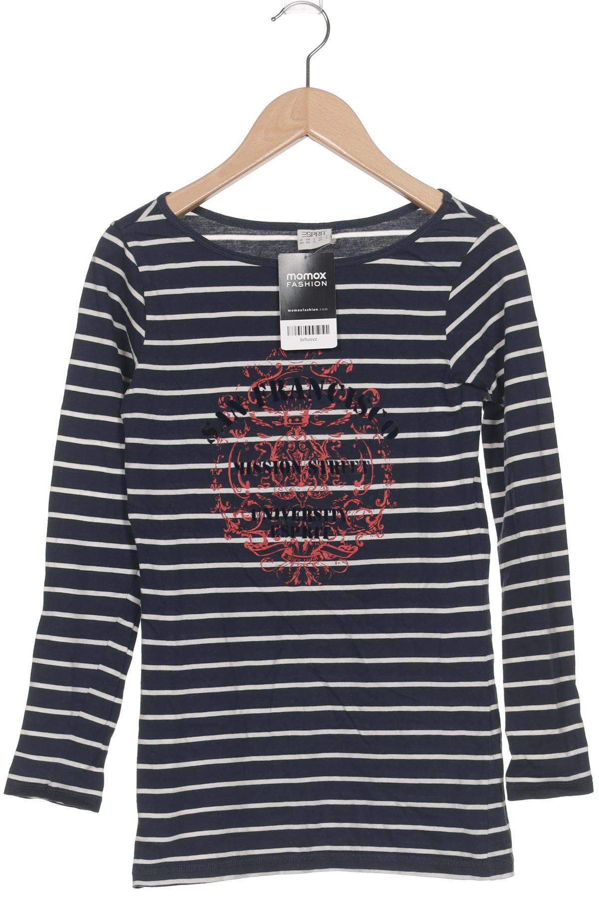 

Esprit Damen Langarmshirt, marineblau, Gr. 34