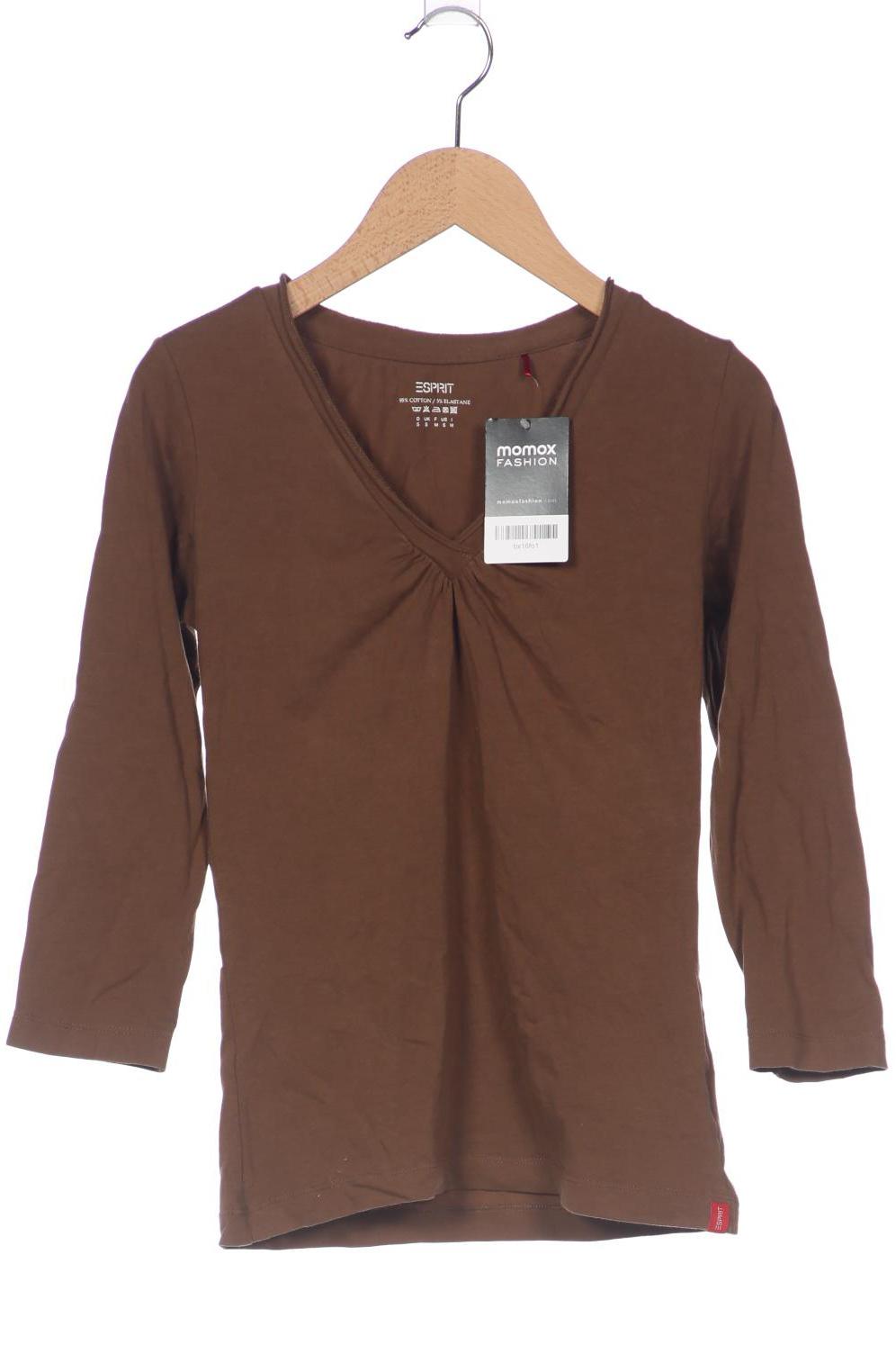 

Esprit Damen Langarmshirt, braun, Gr. 36