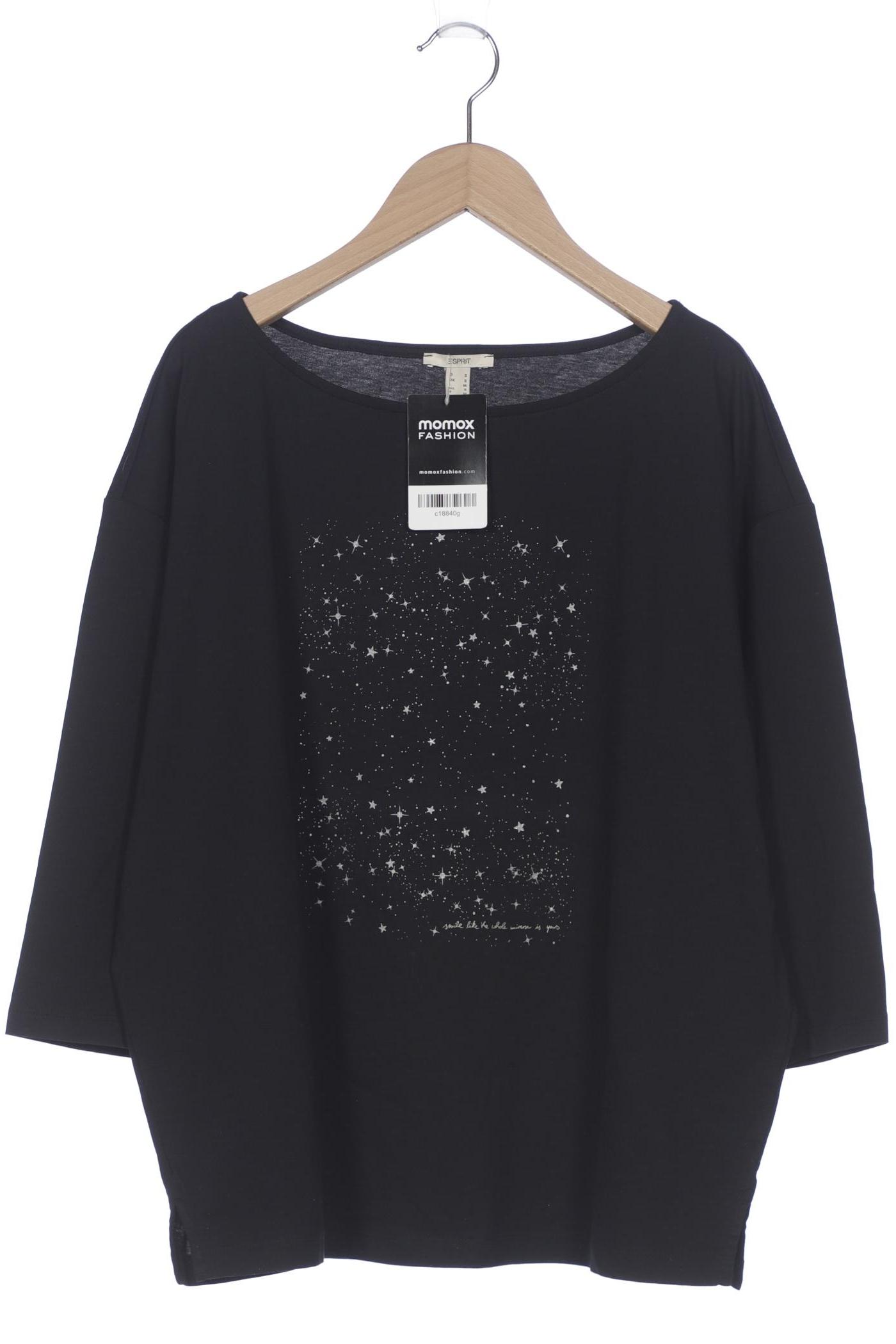 

Esprit Damen Langarmshirt, schwarz, Gr. 36
