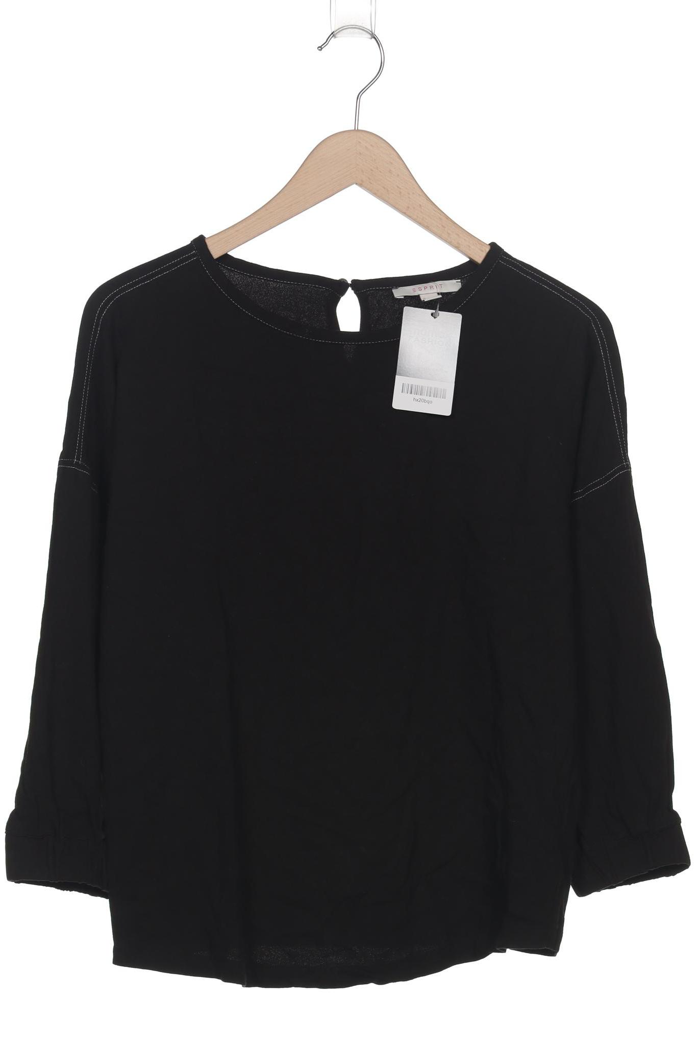 

Esprit Damen Langarmshirt, schwarz, Gr. 34