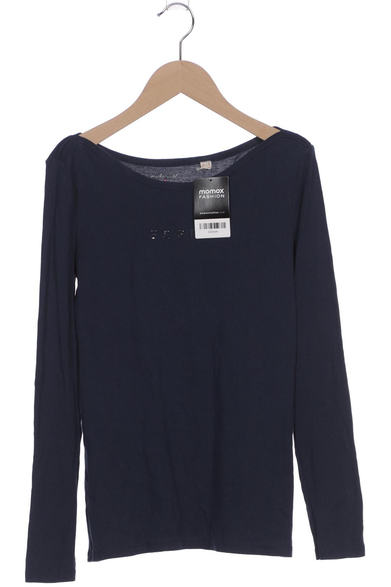 

Esprit Damen Langarmshirt, marineblau, Gr. 38
