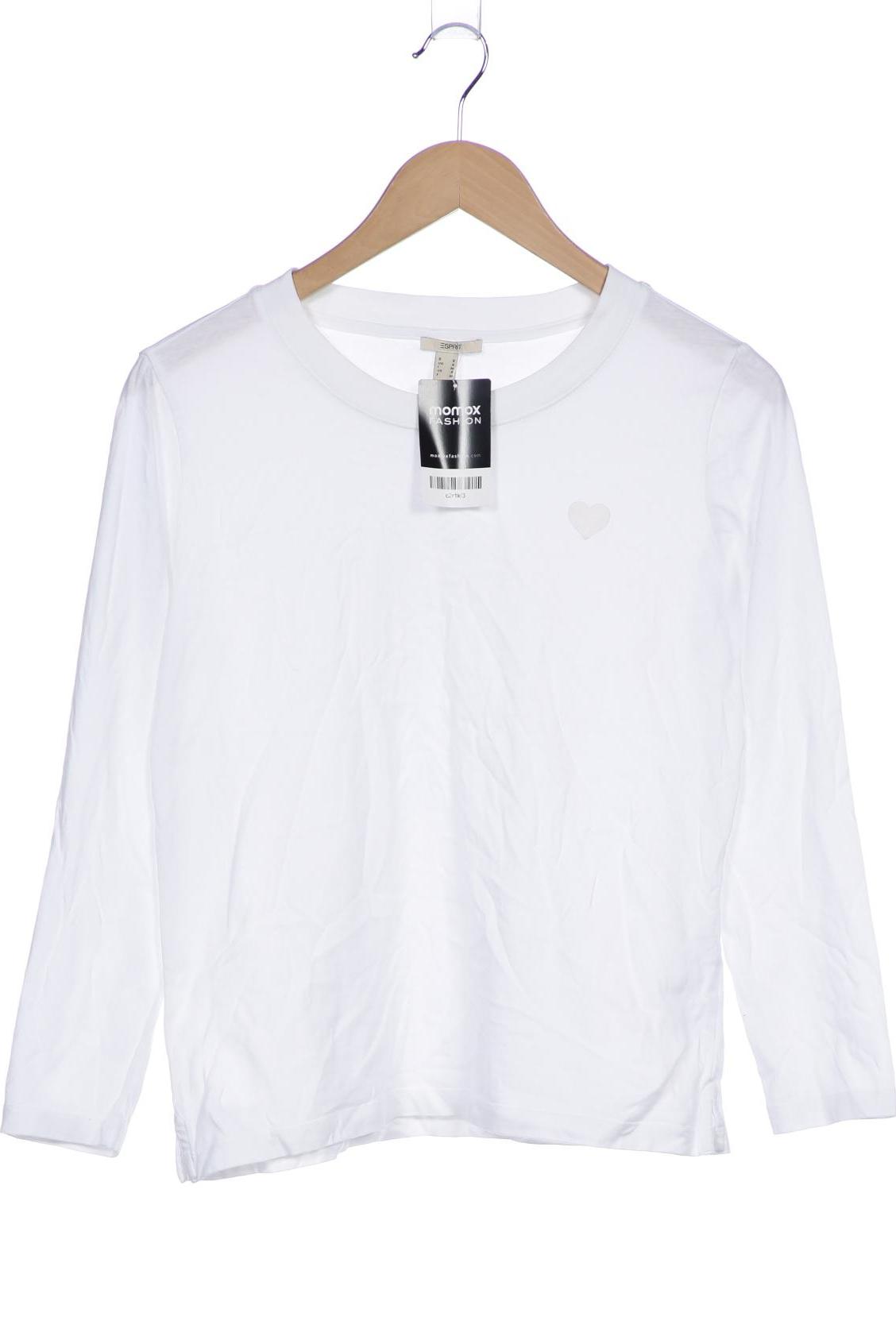 

Esprit Damen Langarmshirt, weiß, Gr. 36