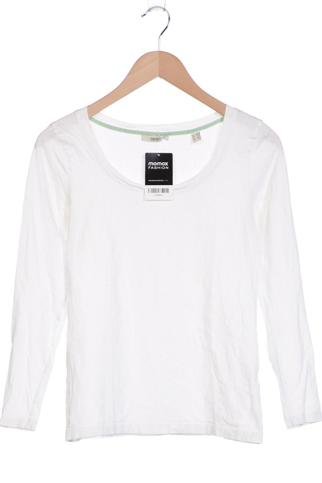 

Esprit Damen Langarmshirt, weiß, Gr. 34
