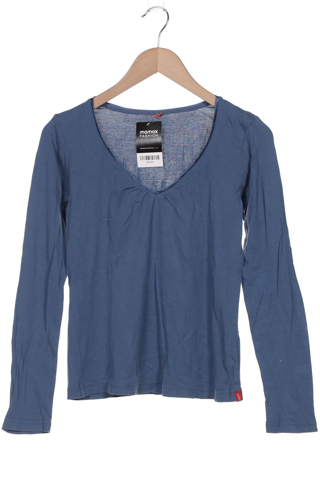 

Esprit Damen Langarmshirt, blau, Gr. 38