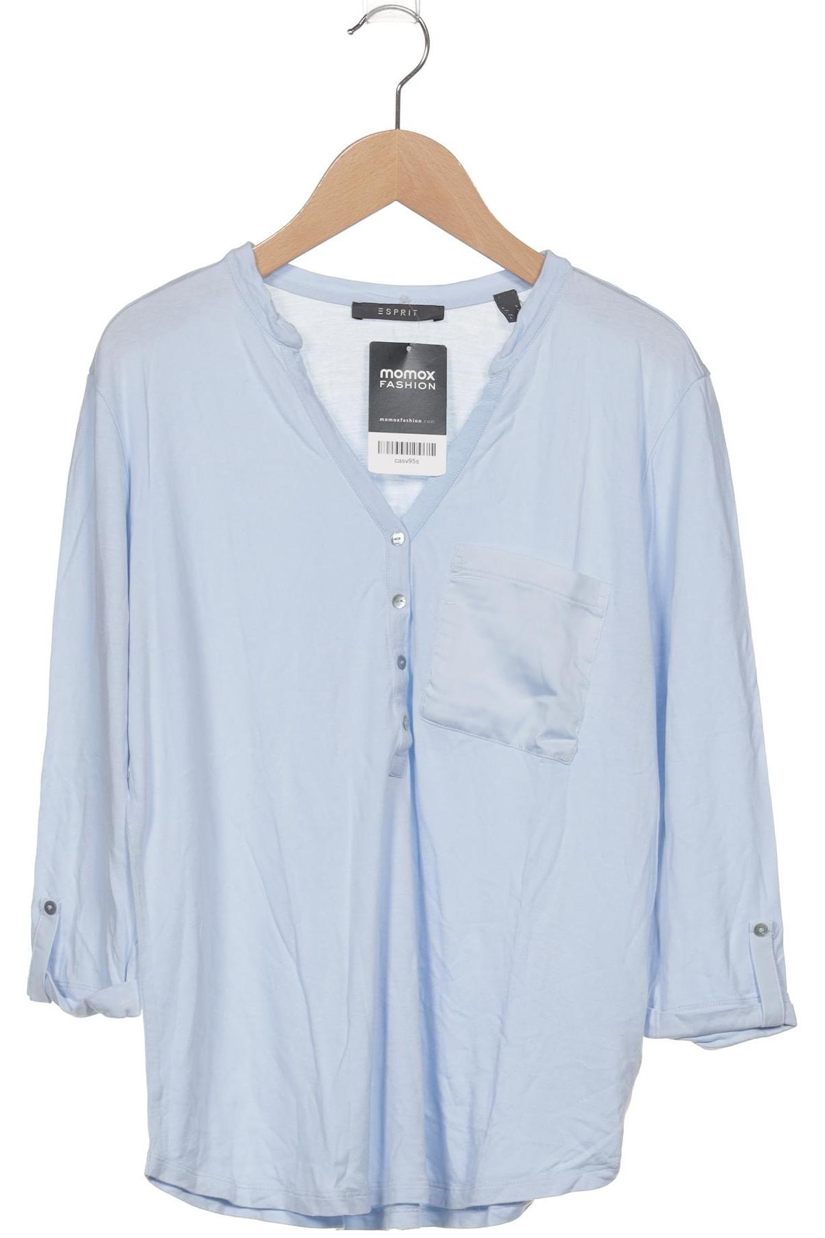 

Esprit Damen Langarmshirt, blau, Gr. 36