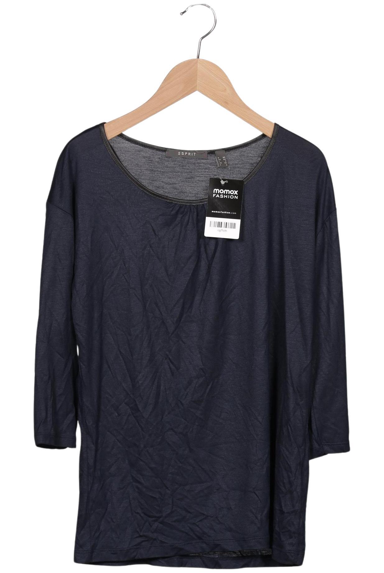 

Esprit Damen Langarmshirt, marineblau, Gr. 34