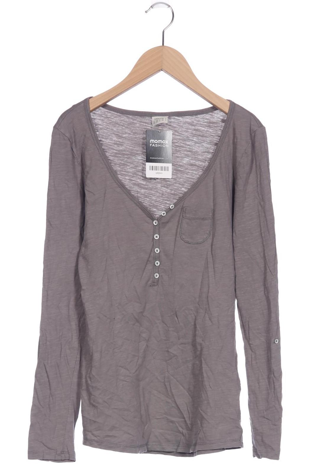 

Esprit Damen Langarmshirt, grau, Gr. 34
