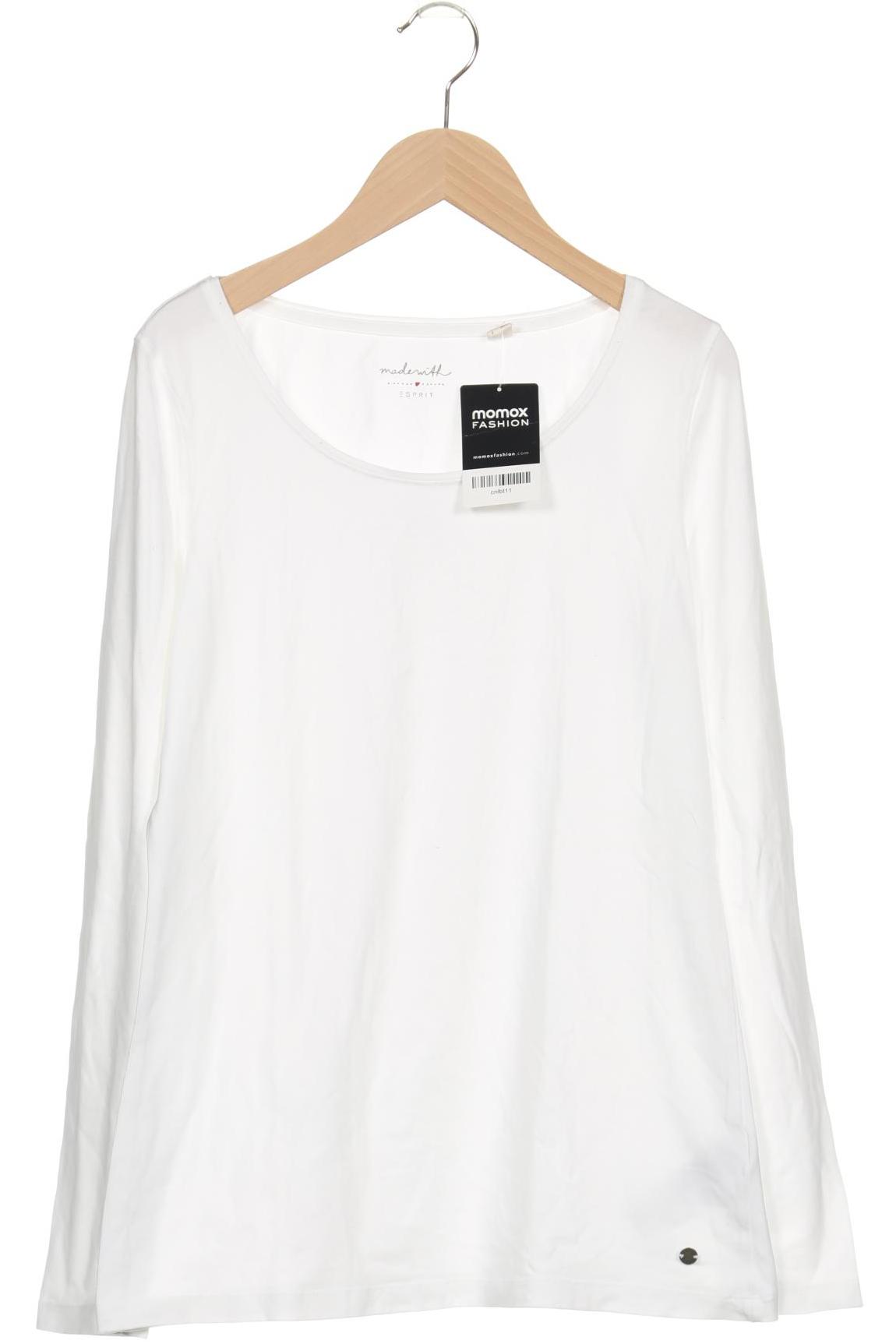 

Esprit Damen Langarmshirt, weiß, Gr. 44