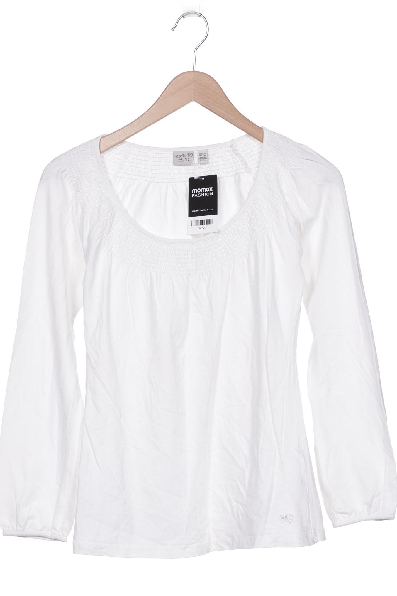 

Esprit Damen Langarmshirt, weiß, Gr. 36