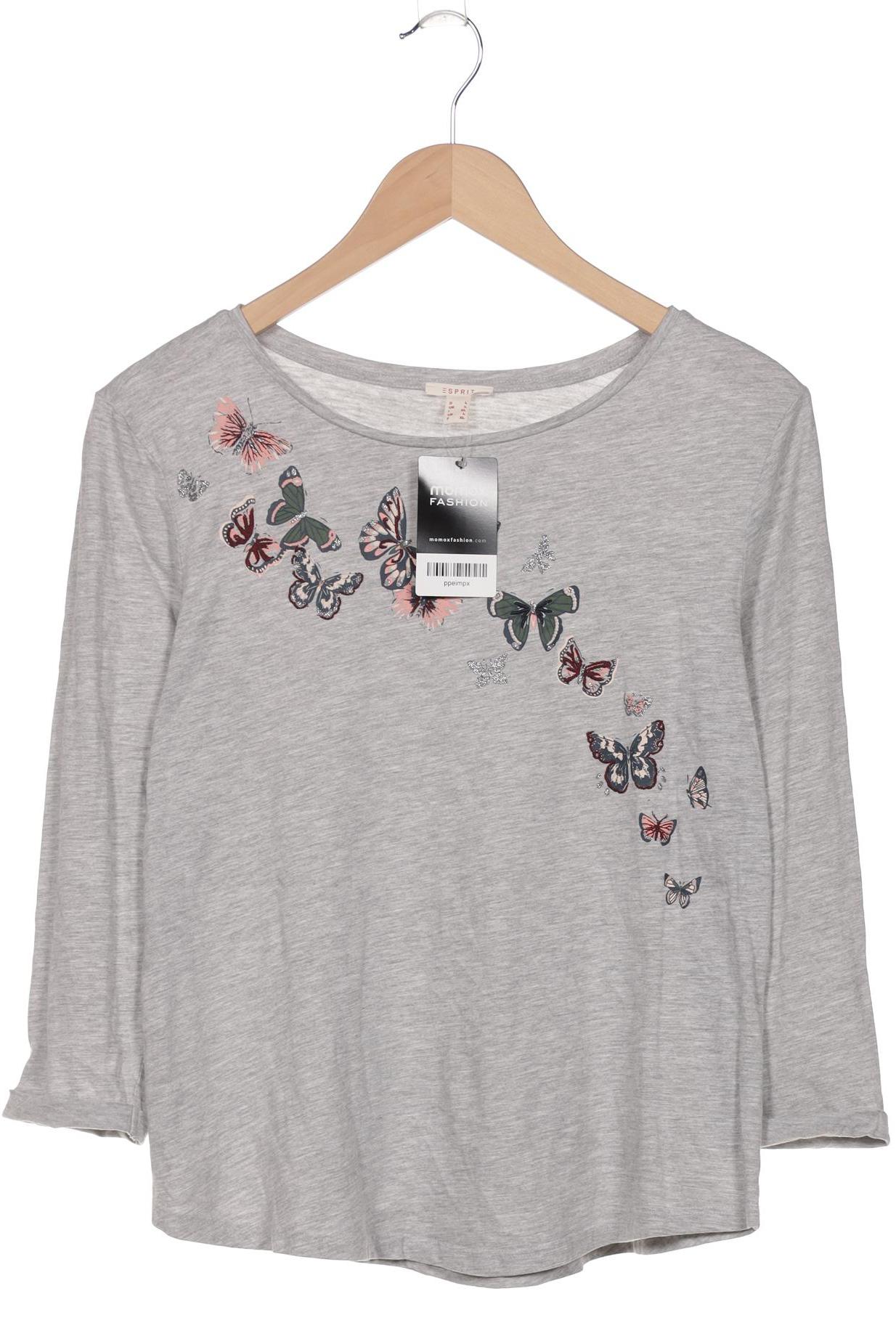 

Esprit Damen Langarmshirt, grau, Gr. 42
