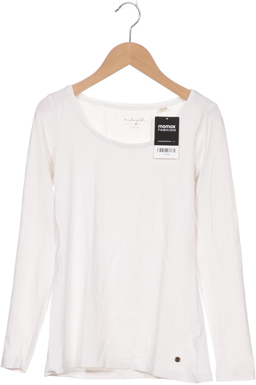 

Esprit Damen Langarmshirt, weiß, Gr. 36