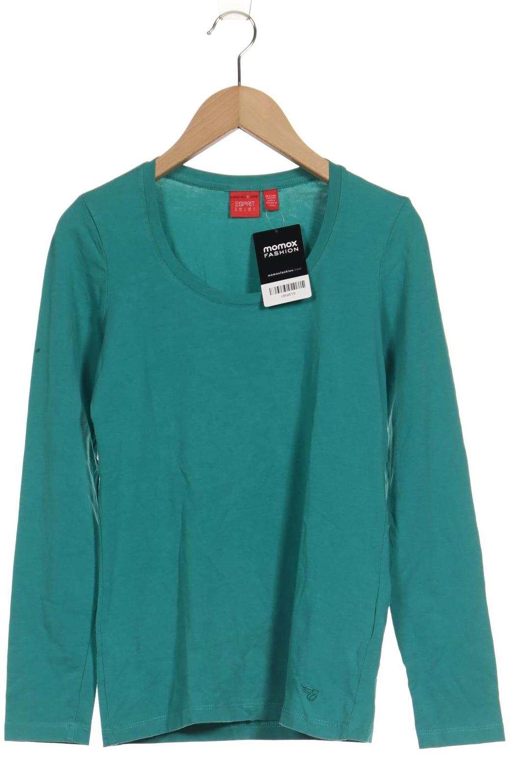 

Esprit Damen Langarmshirt, türkis, Gr. 34