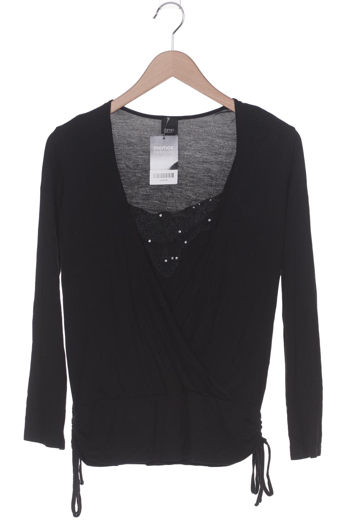 

Esprit Damen Langarmshirt, schwarz, Gr. uni