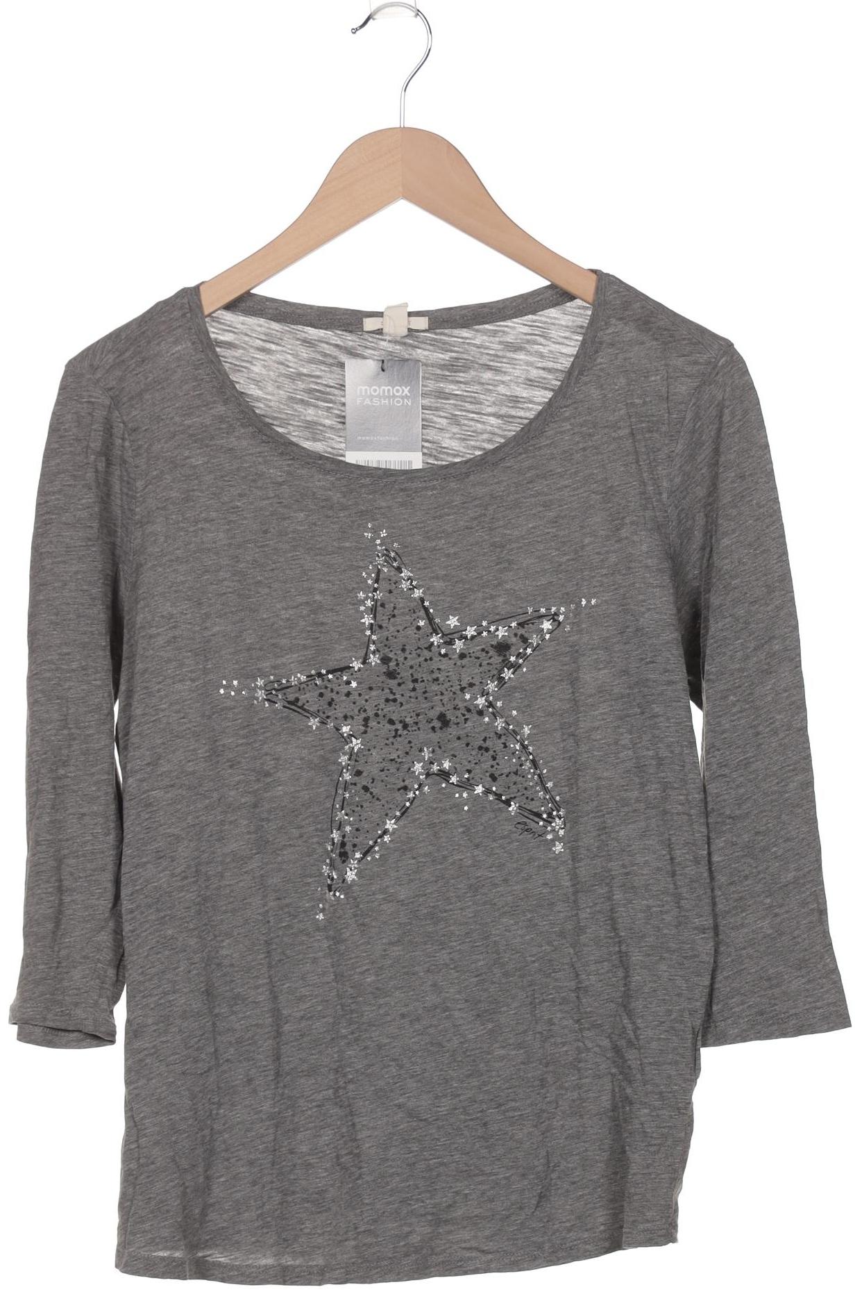 

Esprit Damen Langarmshirt, grau, Gr. 38