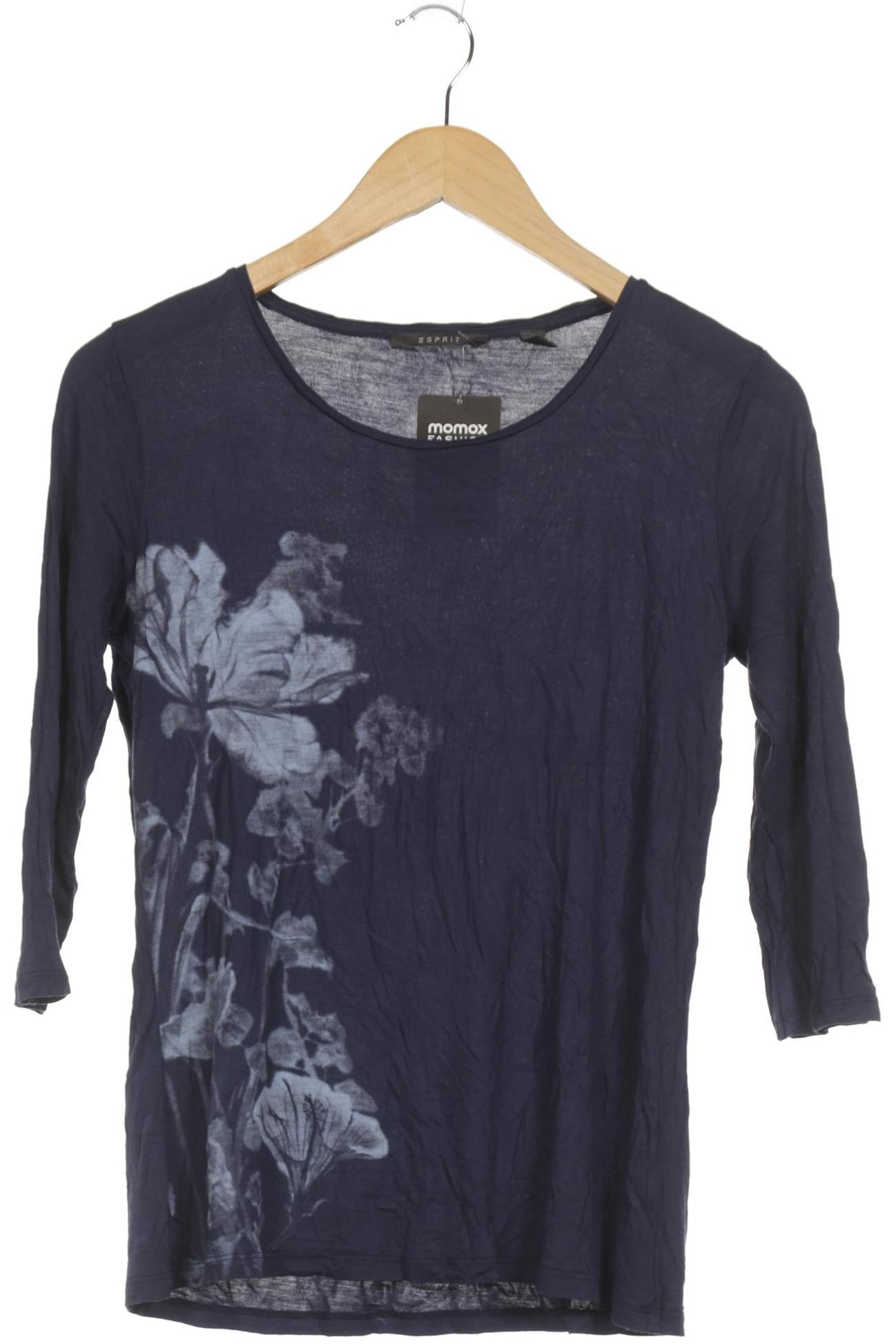 

Esprit Damen Langarmshirt, blau, Gr. 36