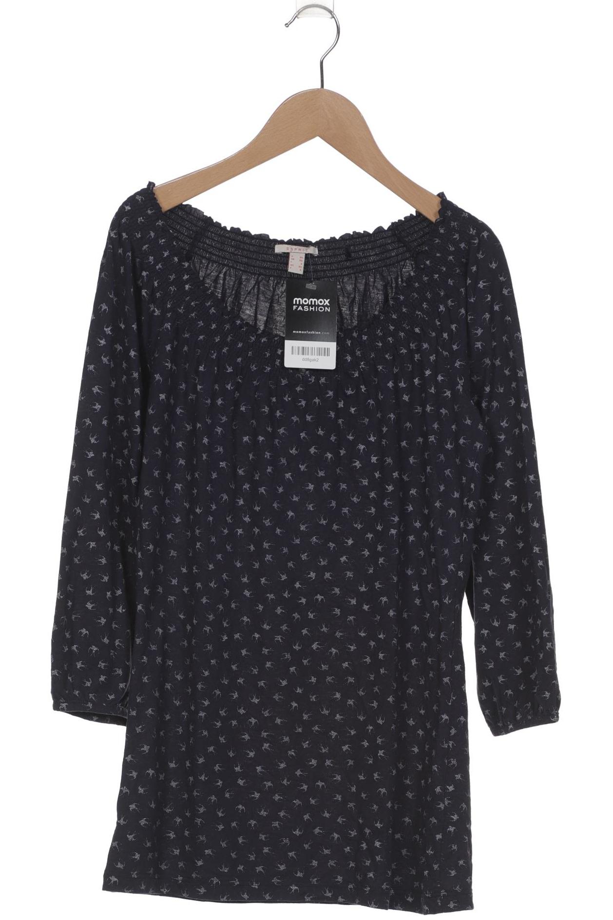 

Esprit Damen Langarmshirt, marineblau, Gr. 34