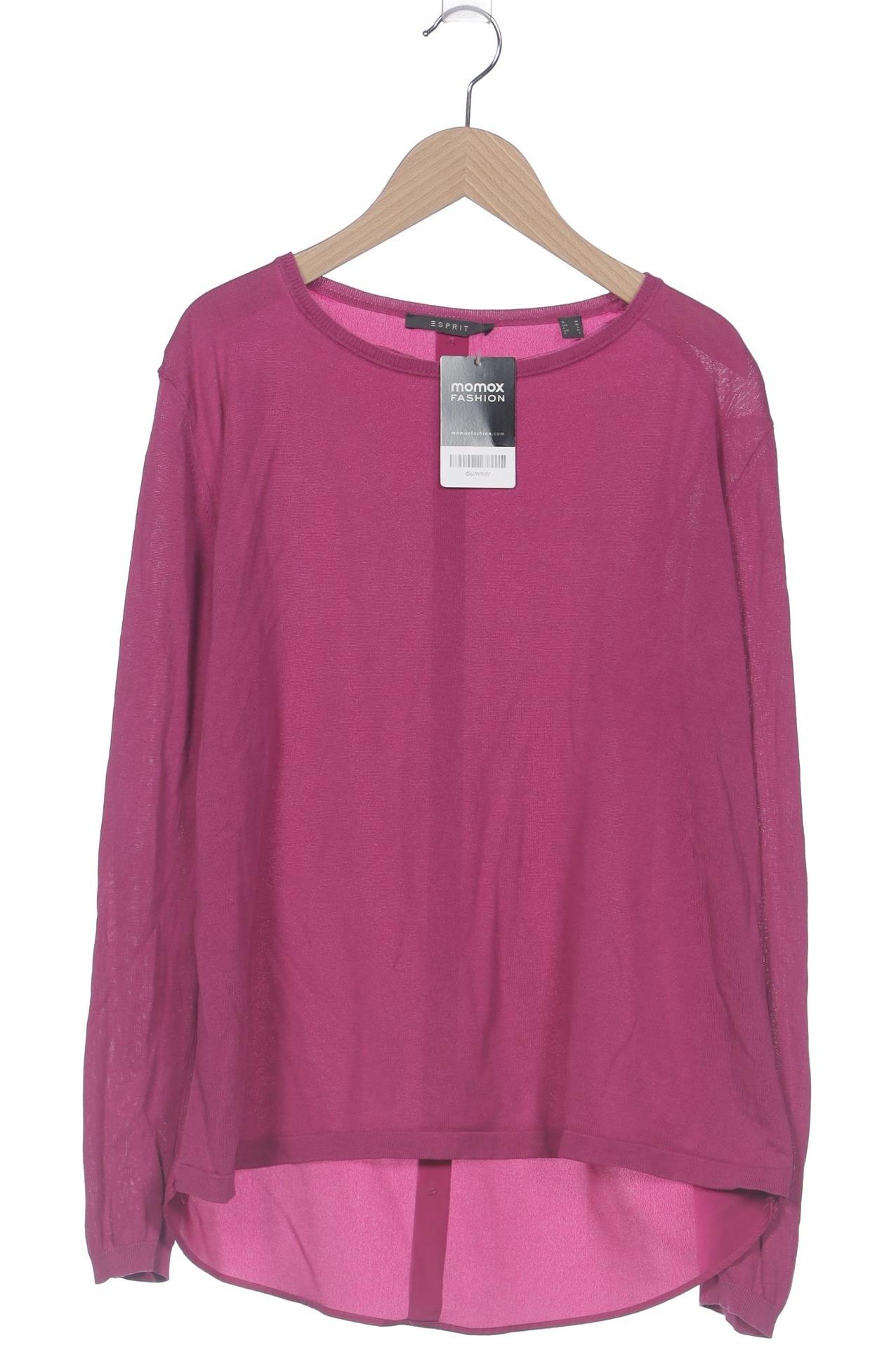 

Esprit Damen Langarmshirt, pink, Gr. 38
