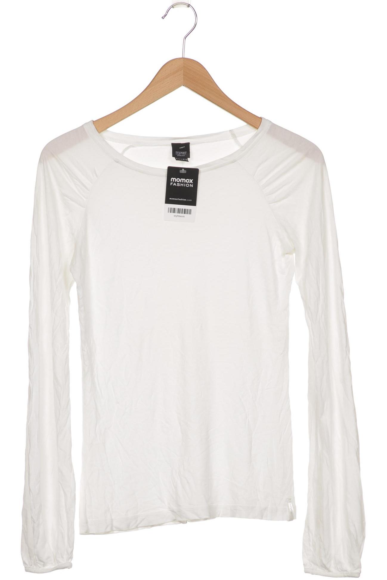 

Esprit Damen Langarmshirt, weiß, Gr. 36