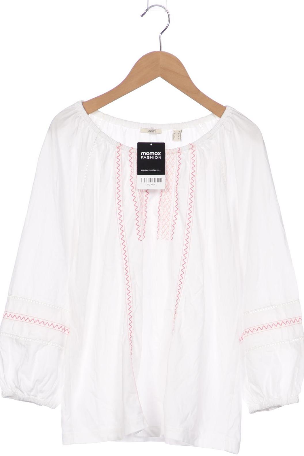 

Esprit Damen Langarmshirt, weiß, Gr. 38